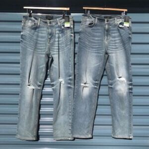 "Ripped" Slim Fit Jeans . Size: 30 x 30 ................. (2) Pair Bundle . Blue